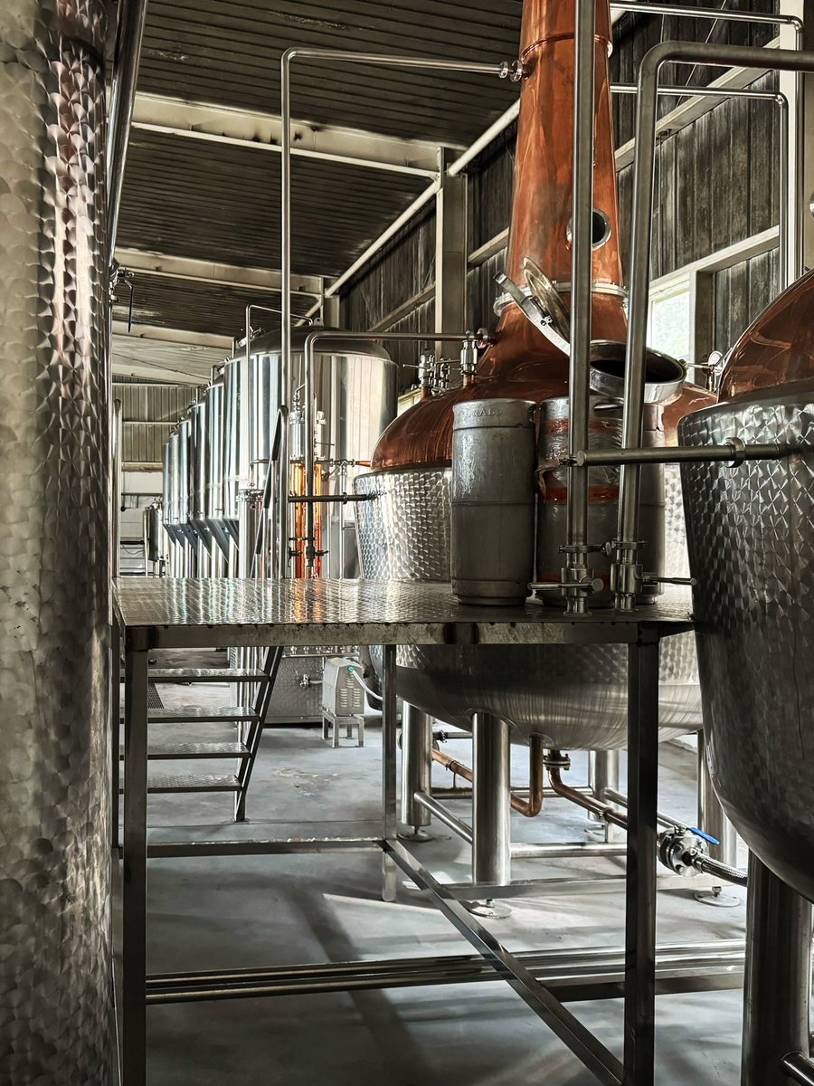Visiting my whisky factory.