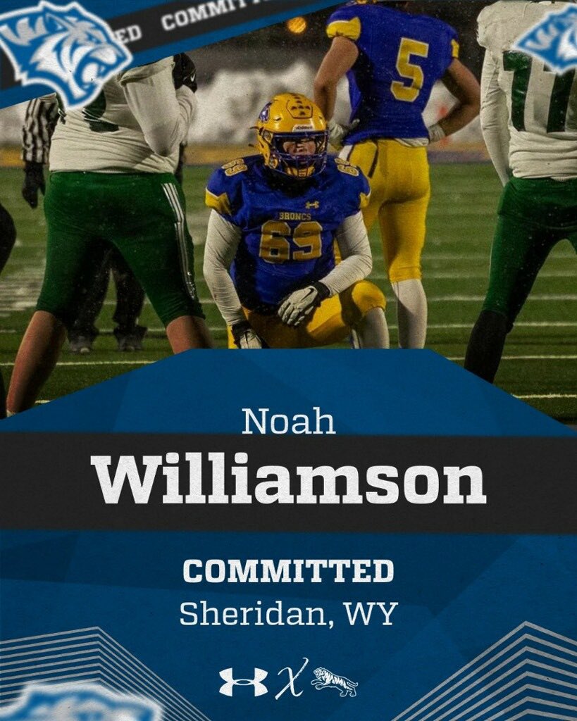 I’m thankful to announce that I will be continuing my academic and football career at Dakota Wesleyan University! Go Tigers! @dwtigerfootball @CoachMasonFrost @CoachKretch
