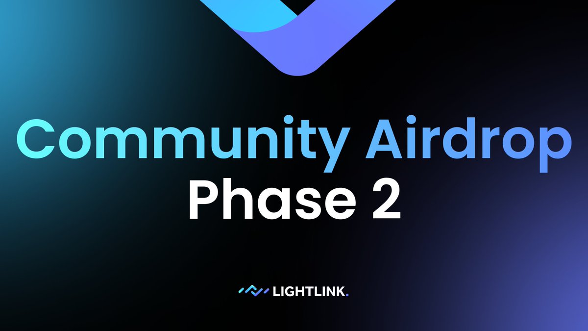 Phase 2 of our Community Airdrop on @Galxe starts NOW 📢 Phase 1 was a massive success, with the crypto Twitter community buzzing about their allocations. We are allocating over 0.75% of our supply to this phase, enabling even more users to benefit from a gasless economy 🧵
