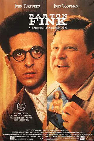 Movie Night!!! Back to my #CoenBrothers marathon as i watched #BartonFink
#JohnTurturro #JohnGoodman