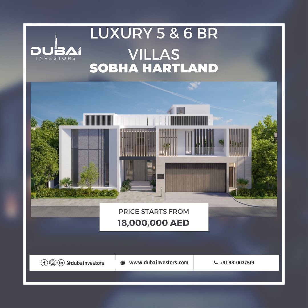 Villas at Sobha Hartland are a green haven, right in the center of the city  🏙️🏡✨ 

#Sobha #Sobhadevelopers #Sobhavillas #HartlandVillsDubai #Luxaryvillasindubai #offplanvillas #SobhaHartlandDubai #DubaiInvestments #Readytomoveinpropertyindubai #Villasindubai #UAE