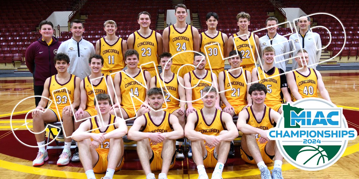 𝗖𝗢𝗥𝗡𝗚𝗔𝗧𝗦 to the Cobber men's basketball team, who beat St. Olaf to clinch its first MIAC playoff berth since 2016!! 
- Concordia will be the No.5 seed for the upcoming conference tourney &amp; play at the No.4 seed on Tuesday, Feb. 20 at 7:00.