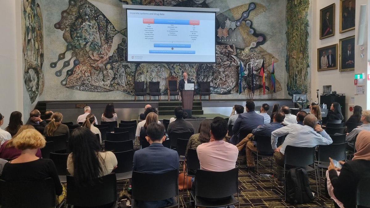 A focus on <a href="/MonashUni/">Monash University</a>! Great presentations from <a href="/CLandersdorfer/">Cornelia Landersdorfer</a>, Jessica Tait, <a href="/SamMostafa1/">Sam Mostafa</a> and <a href="/CarlkRx/">Carl Kirkpatrick</a>, in a session chaired by <a href="/jacquihamman/">jacqui hamman</a>!