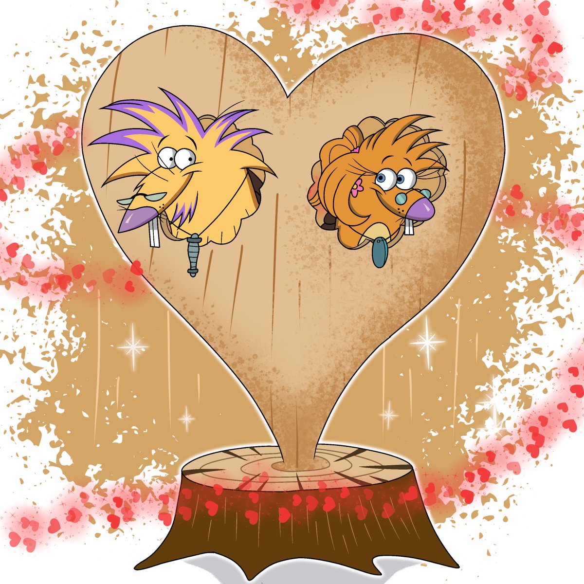 ProjectSpoot's tweet photo. Happy  Valentines  Day  from  ProjectReSpooted!

Art by @Cre8tivDemby https://t.co/gPIewO8wbU
