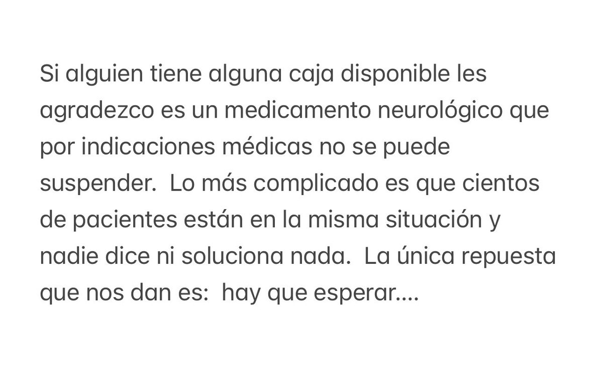 JoseBorbon's tweet photo. Llevo una semana tratando de conseguir un medicamento para evitar que mi hija convulsione, en la EPS lleva 5 meses desabasteciendo @Compensar_info  @Audifarma_SA .  El medicamento se llama Clobazam - Urbadam de 10 mg. No puedo creer, en farmacias comerciales tampoco se consigue… https://t.co/UOkVAZW4tx