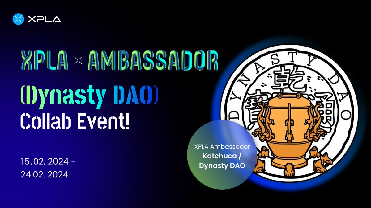 dynastydao_br's tweet photo. \
📢 #XPLA 🤝 #DynastyDAO 
🚀 Time for LEARN TO EARN 🔥🫰🏺
/

Do you want Explore and Play?
Explore in our new #LearnToEarn everything about @XPLA_Official
Follow Thread and see Step by step for Join!

📌 https://t.co/Klmz67li9u

#CreatingaBetterWEB3 #NFTCommunity https://t.co/viBhamswh0