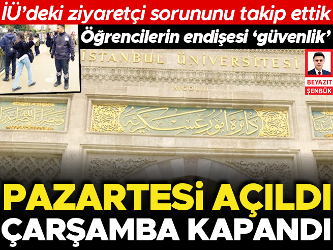 Pazartesi açıldı, çarşamba kapandı... İstanbul Üniversitesi’nin kapılarını ziyaretçilere açması tartışma yarattı. 🖊️@SenbukB haberi hurriyet.com.tr/gundem/pazarte…