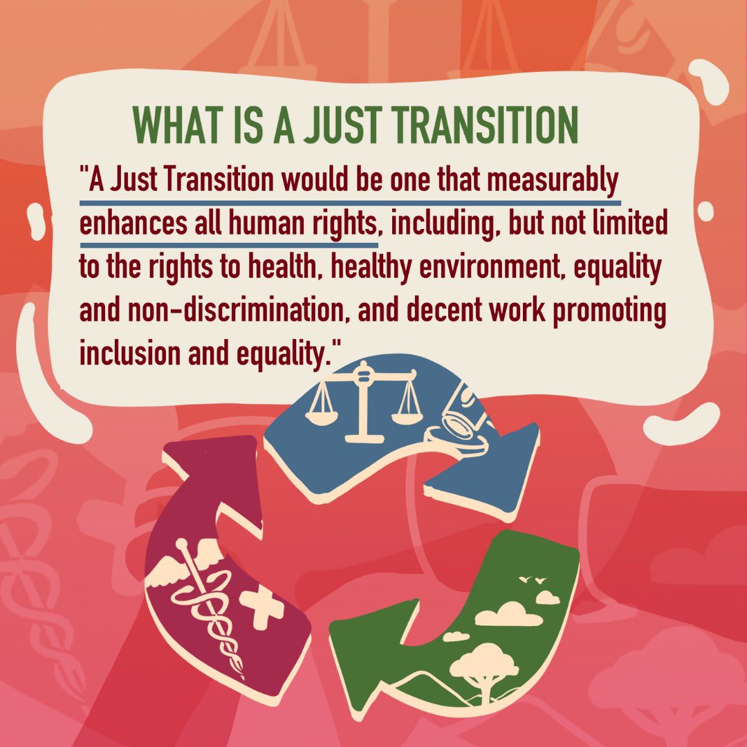 🌐 #JustTransition - OHCHR and ILO recently published 10 key messages on Human Rights and Just transition, providing stakeholders with a map on how to achieve a human rights centered Just Transition. ♀️ Manushya Foundation has been using the same principles while advocating for…