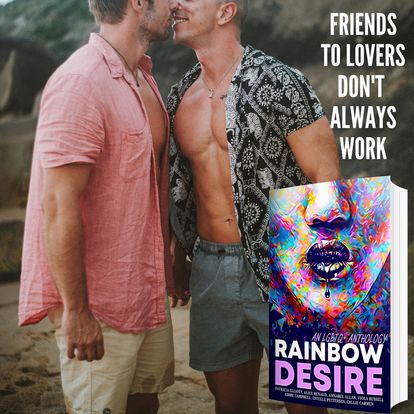 Rainbow Desire is a celebration of life and love in its kaleidoscope of exotic rainbow colors. Book: amzn.to/3ATp0jl #Romance #romancebook #lgbtqcommunity #Thursday #KindleUnlimited #LGBTQ #gay #GayRomance #lesbian #MM #mmromance #loveislove #rainbow #thursdayvibes