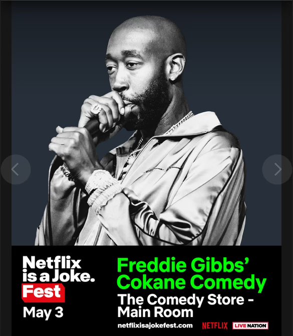 FreddieGibbs's tweet image. All these Netflix bags adding up 🐰💰