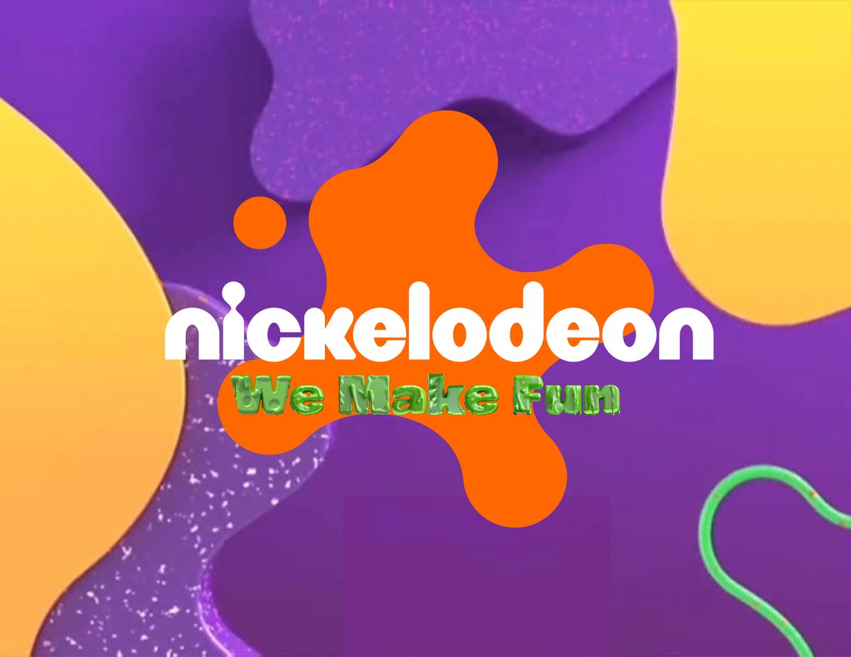 GentleCJOnuh's tweet image. I made a Nickelodeon endboard based on the channel&apos;s 2023 Splat rebrand.

#Nickelodeon #splat #wemakefun #logo