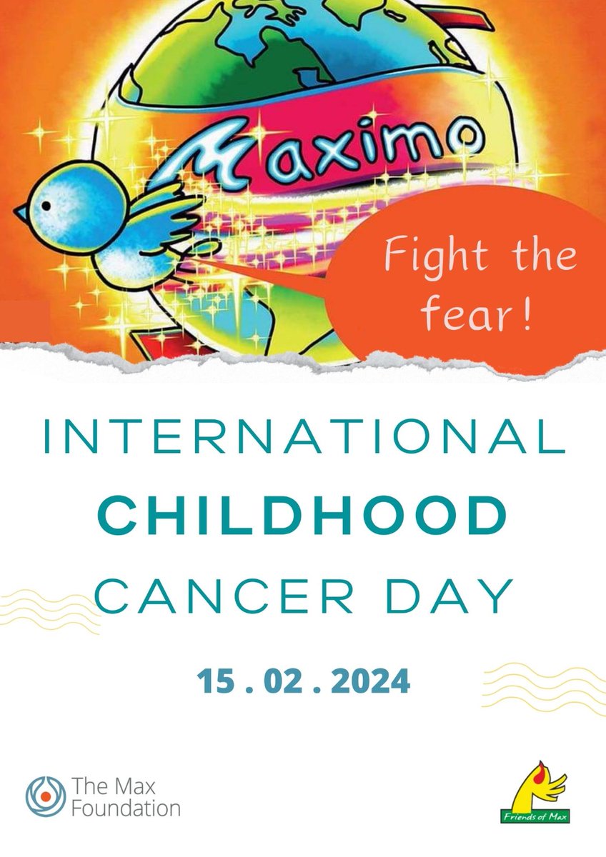 Today, on @IntChildCancer Day, @friends_of_max joins @themaxfoundation and the world to raise awareness about childhood cancer, and to express support for children and adolescents with cancer, the survivors and their families.
#ICCD2024 #EqualAccessToCare

@viji @BeenaNarayan