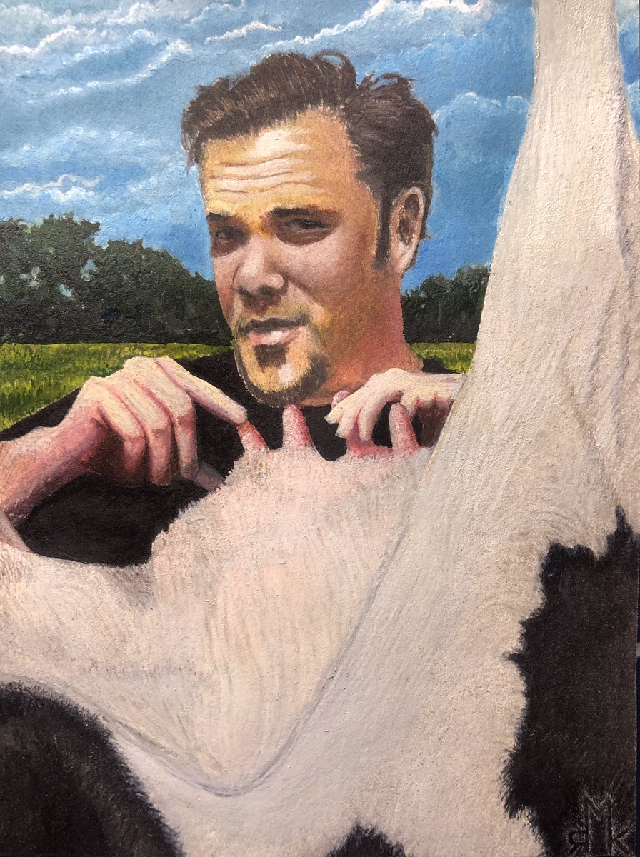 EPorks's tweet photo. A recently finished portrait of Ken by Mike! Interest in commissioned work is welcome. ;) https://t.co/gdtcT8DItr