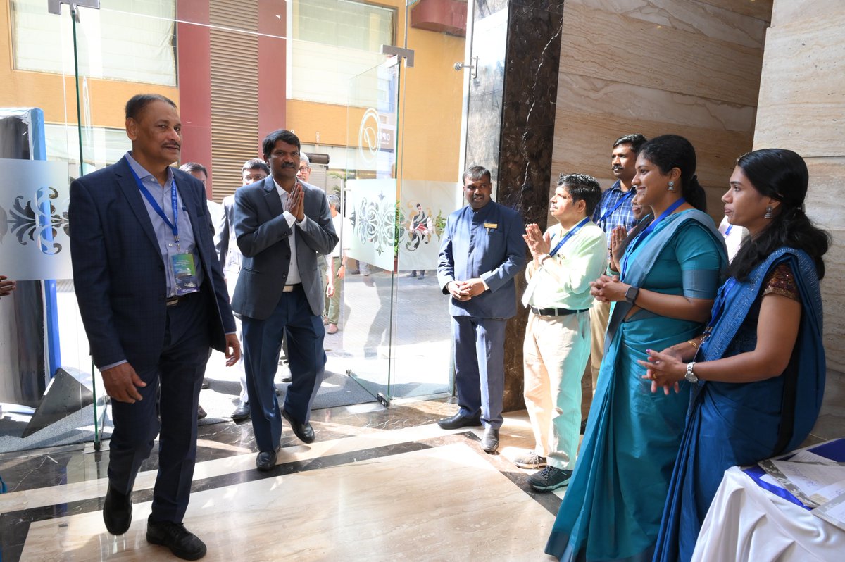 GeologyIndia's tweet image. Shri Janardan Prasad, DG, GSI along with senior officials welcomed Shri V. L. Kantha Rao, Secretary, Ministry of Mines. Govt. of India for the inaugural ceremony of the workshop on Offshore Exploration: Synergies and Opportunities at Mangalore.
#MiningReforms #GoodGovernance