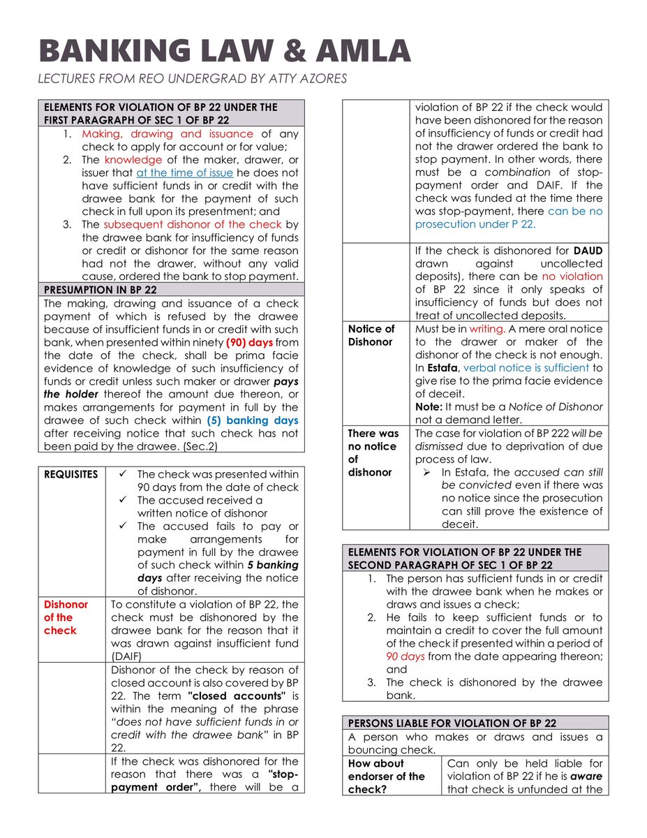 eyesofpp's tweet image. 🧷AMLA
🧷BANK SECRECY LAW
🧷BP 22
 
(1/2)