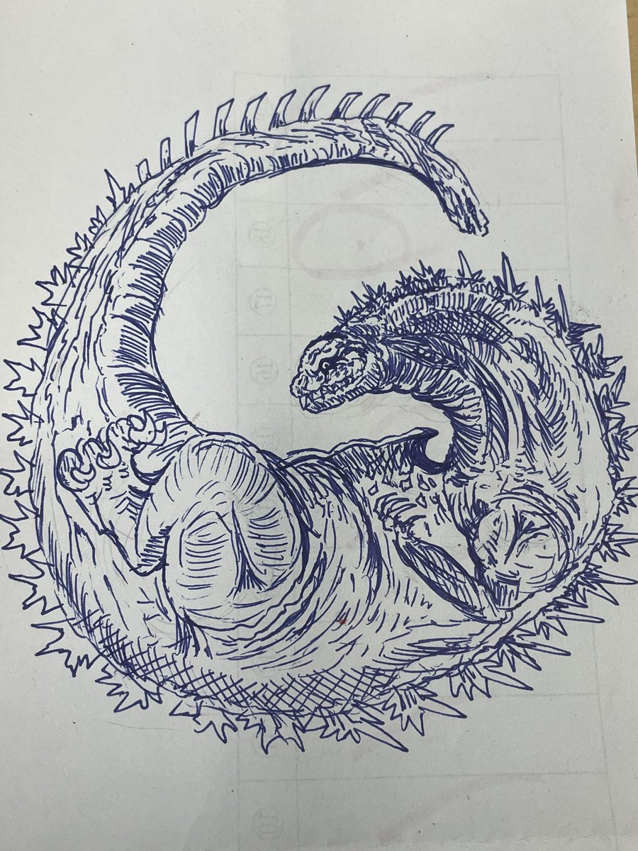 sakuri_godzilla's tweet photo. 今日のゴジらくがき
G！ https://t.co/VSzHWiQ8F4