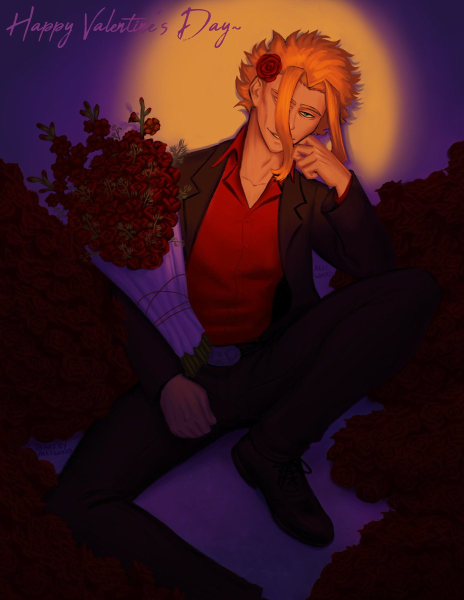 Happy Valentine's Day! 🌹🌻🌹
#AllMight #ToshinoriYagi