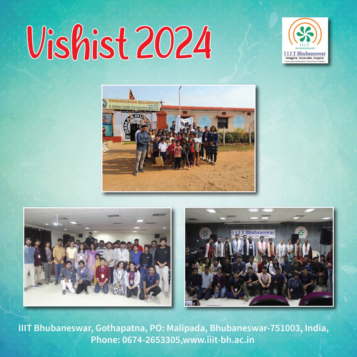 BhubaneswarIiit's tweet photo. IIIT Bhubaneswar hosted a Vishist event, featuring a visit to Ramakrushna Balaashram, performances at Umeed, and an environmental quiz, promoting community spirit and giving back #iiitbhubaneswar #iiitbbsr #iiitbh #iiit #bhubaneswar #odisha #orrisa #socialfest #vishist2024 https://t.co/TUCa6eqLOW
