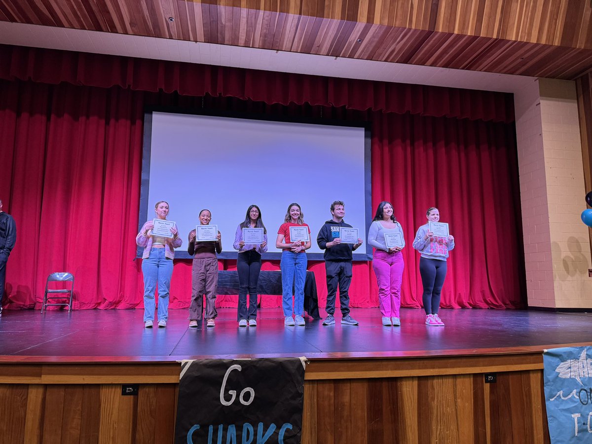 Today was our 2024 winter awards assembly! We want to thank the students for all their hard work and dedication. To staff and parents, we want to thank you for all your support. Congratulations on your accomplishments!
🎉👏🏼Go sharks!
#beashark🦈 #finsup #keepupthegoodwork