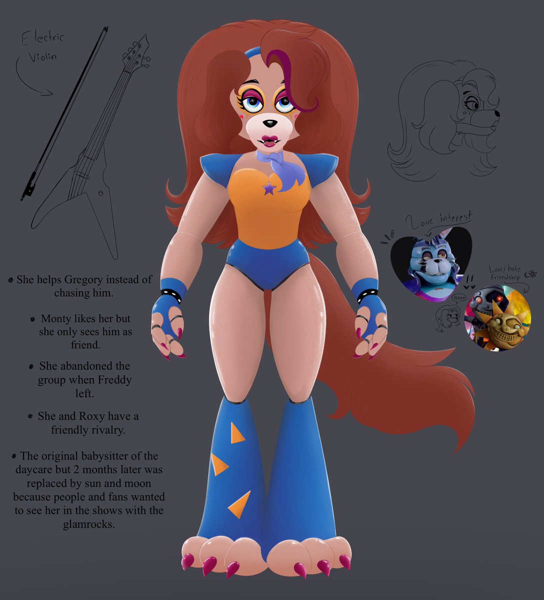 Venus__Dark's tweet photo. FINALLY AAA 🌼⚡️🎸 Glamrcok Daisy
Not good doing 3D but I did my best JSJDKDDK
#fnafsecuritybreach #FiveNightsAtFreeddys #FNAF #fnafoc #FreddyFazbear #GlamrockBonnie #myoc #myart #Glamrockoc #ocfnaf #Ocxcanon #glamrockfreddy #sunandmoonfnaf https://t.co/t4BlBW8F0j