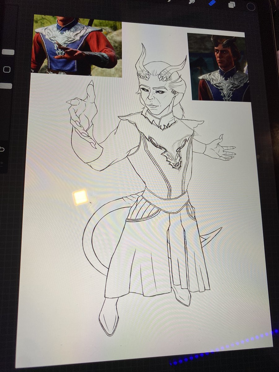 StormQueen2446's tweet photo. WIP: Rolan from Baldurs Gate 3 ⚔️

#BaldursGate3 #procreate #drawing #wip #artwork #rolanbg3 #tiefling #bg3 #DigitalArtist https://t.co/KilwDzprMX