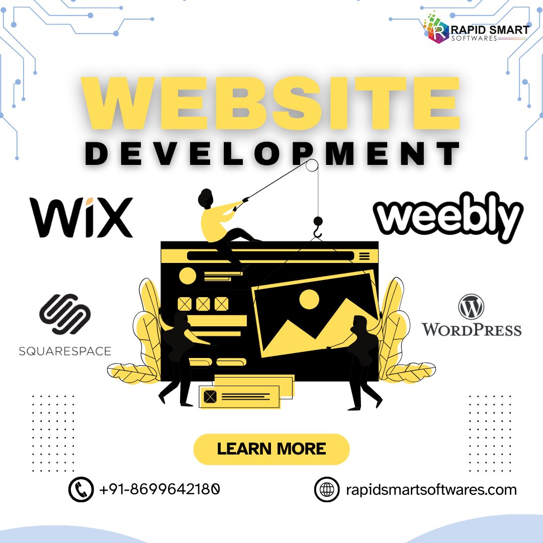 "Empowering your online presence, one pixel at a time. Reach new heights with RapidSmartSoftwares "
.
.
#WebDevelopment #WebsiteDesign  #CustomDesign #ResponsiveDesign #MobileFriendly #SEO #WordPress #Squarespace #Wix #Weebly #WebDesigners #Ecommerce #OnlineBusiness #TechExpert