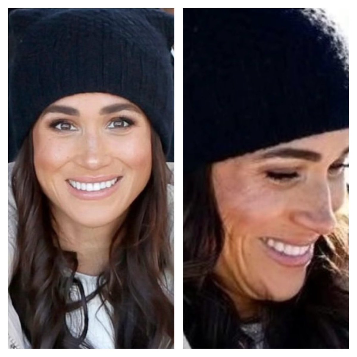 Uh oh another fan pic got through without Meghan’s approval. Yikes 😬 

Airbrushed vs Normal 

#FOHarryAndMeghan #HarryandMeghanAreGrifters #FakeRoyals #UnSussexful #InvictusGames25 #justiceforthebaka