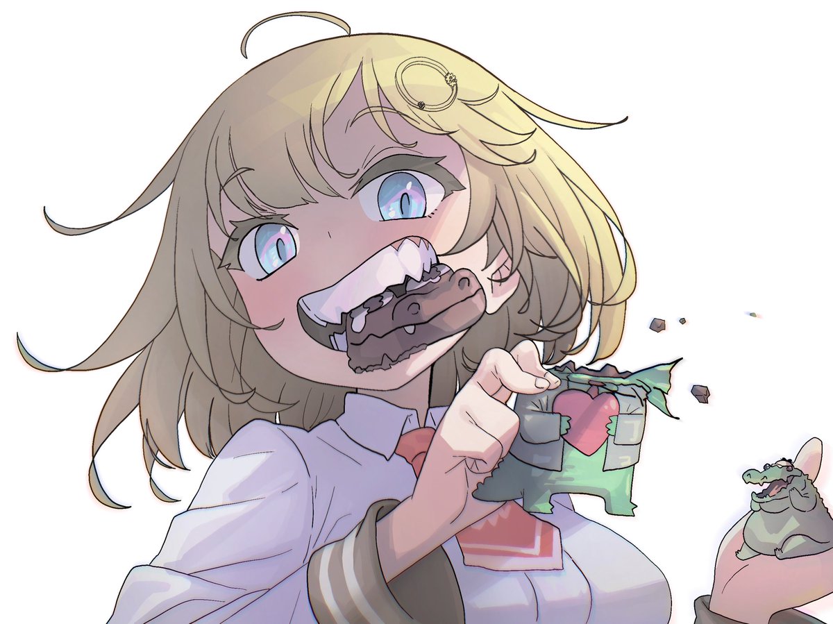 I’ll take this choco-gator,
and eat it!!!

#ameliaRT