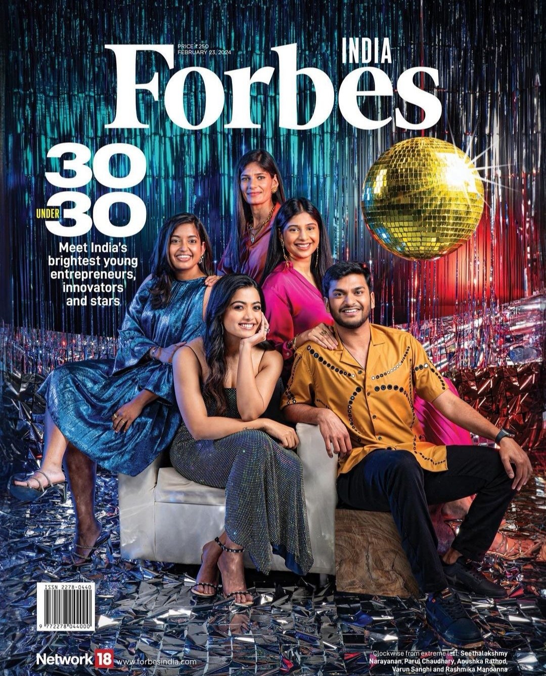 Heroine Rashmika Mandanna achieved a rare feat in the Forbes list