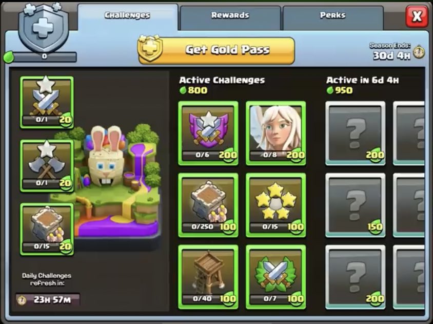 Clash Of Clans Facts: March 2023 Gold Pass Season Is The Only Gold Pass Season To Not Have Any Gold Pass Hero Skins (Instead It’s A Gold Pass Scenery) (Credits To Clash Bashing For The Footage)