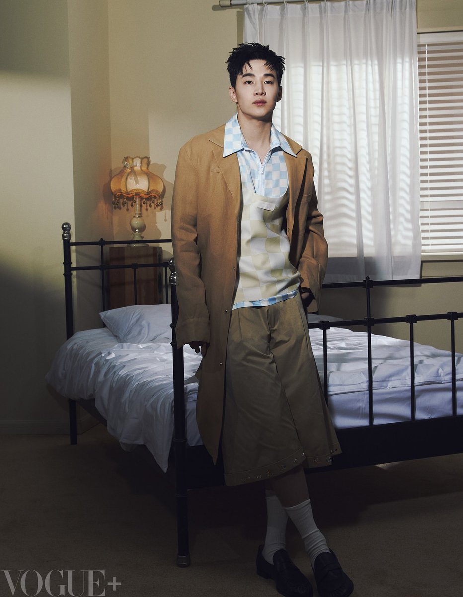 MONSTERGRP's tweet photo. Vogue Plus X Henry Lau 
February 2024 Issue https://t.co/GVhpPJPmsk