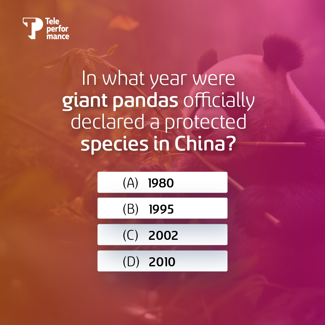 This year marked a crucial step in conservation efforts for one of the world's most beloved endangered species. Comment Now! #TPIndia #Question #GuessTheYear #Pandas