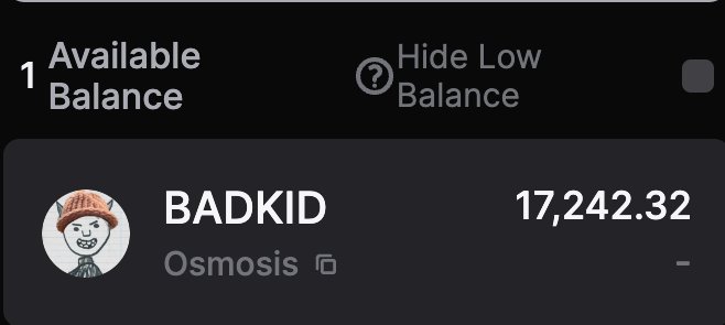 What is this $Badkid for?