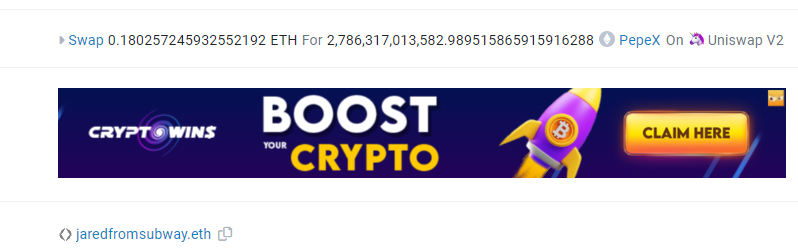 PepeXPriceBot tweet picture