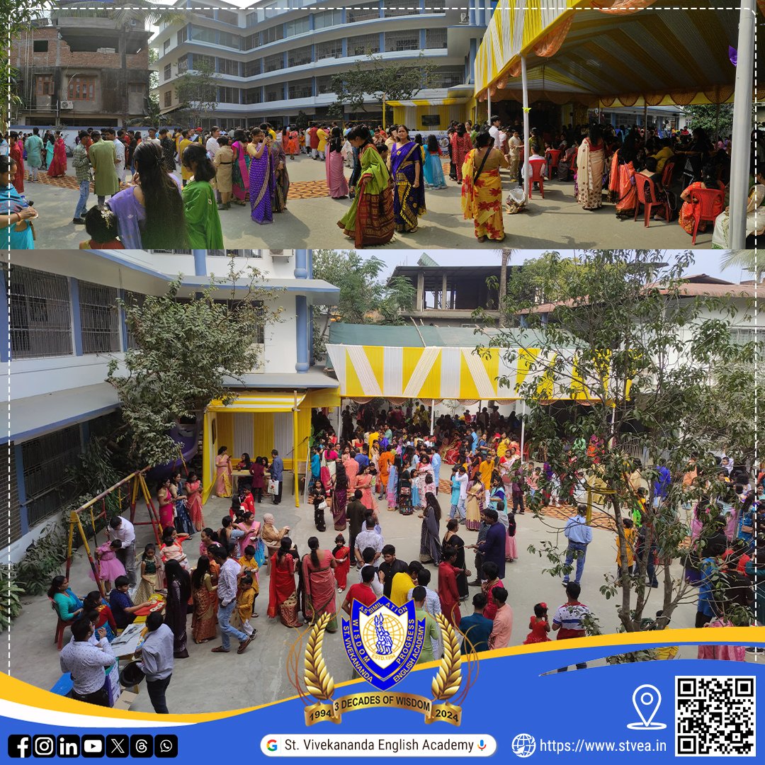 StVivekananda's tweet photo. Glimpses of Saraswati Puja 2024.
#vasantpanchami #tradition #saraswatipuja #stvivekanandaenglishacademy #witness30 #glorytothee #svea #BestSchoolinGuwahati #education #youngminds #learningisfun #qualityeducation #learningandgrowing #knowlegde #betterversionofyourself https://t.co/EWiwHWqC5t