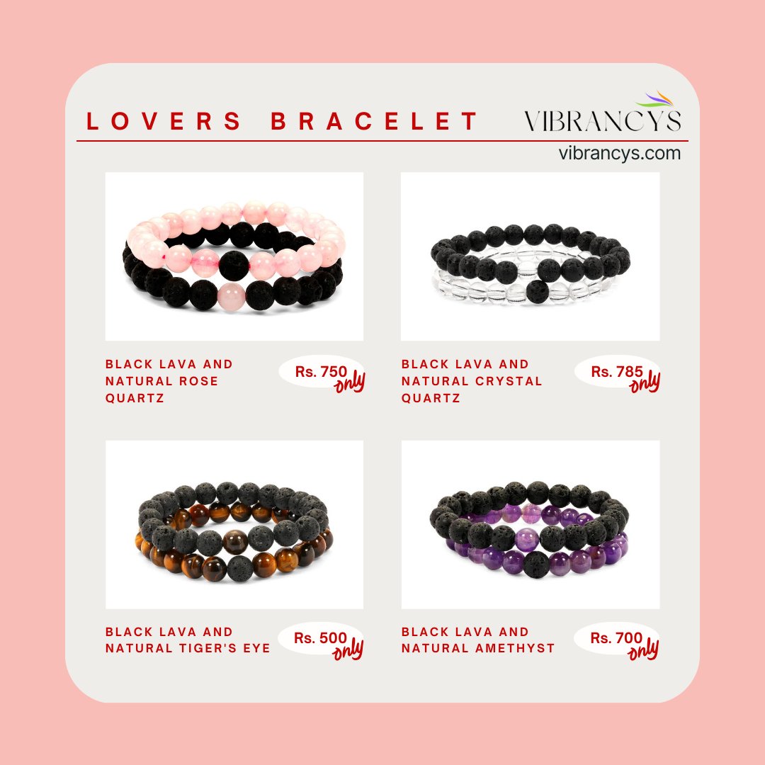 𝐋𝐨𝐯𝐞𝐫𝐬 𝐛𝐫𝐚𝐜𝐞𝐥𝐞𝐭𝐬 📿📿💓🎁 vibrancys.com/collections/ge… #vibrancys #couplebracelets #braclets #rosequartzbracelet #blacklavabracelet #matchingbracelets #valentinesjewelry #braceletbeads #valentinesgift #tweetme