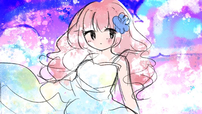 「頭に花 白ワンピ」のTwitter画像/イラスト(新着)｜21ページ目