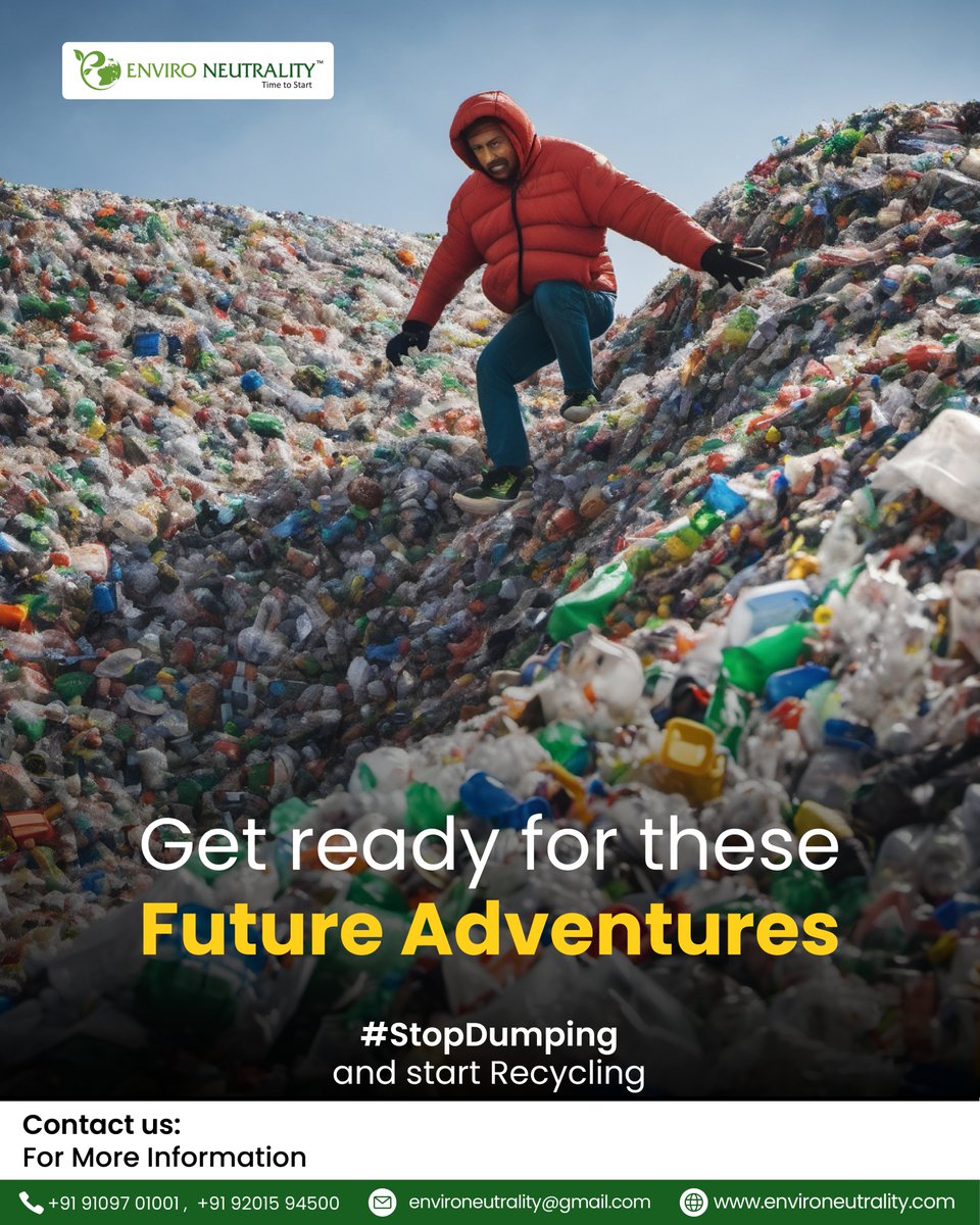 Let's 🛑 dumping and ♻️ start recycling! It's time to give our 🌍 planet some love. Join the movement and make a difference today! 🌱🔄 
#RecycleResponsibly #sustainability #plasticwastemanagement #ewaste #rubberwaste #reducereuserecycle #PlasticCredits