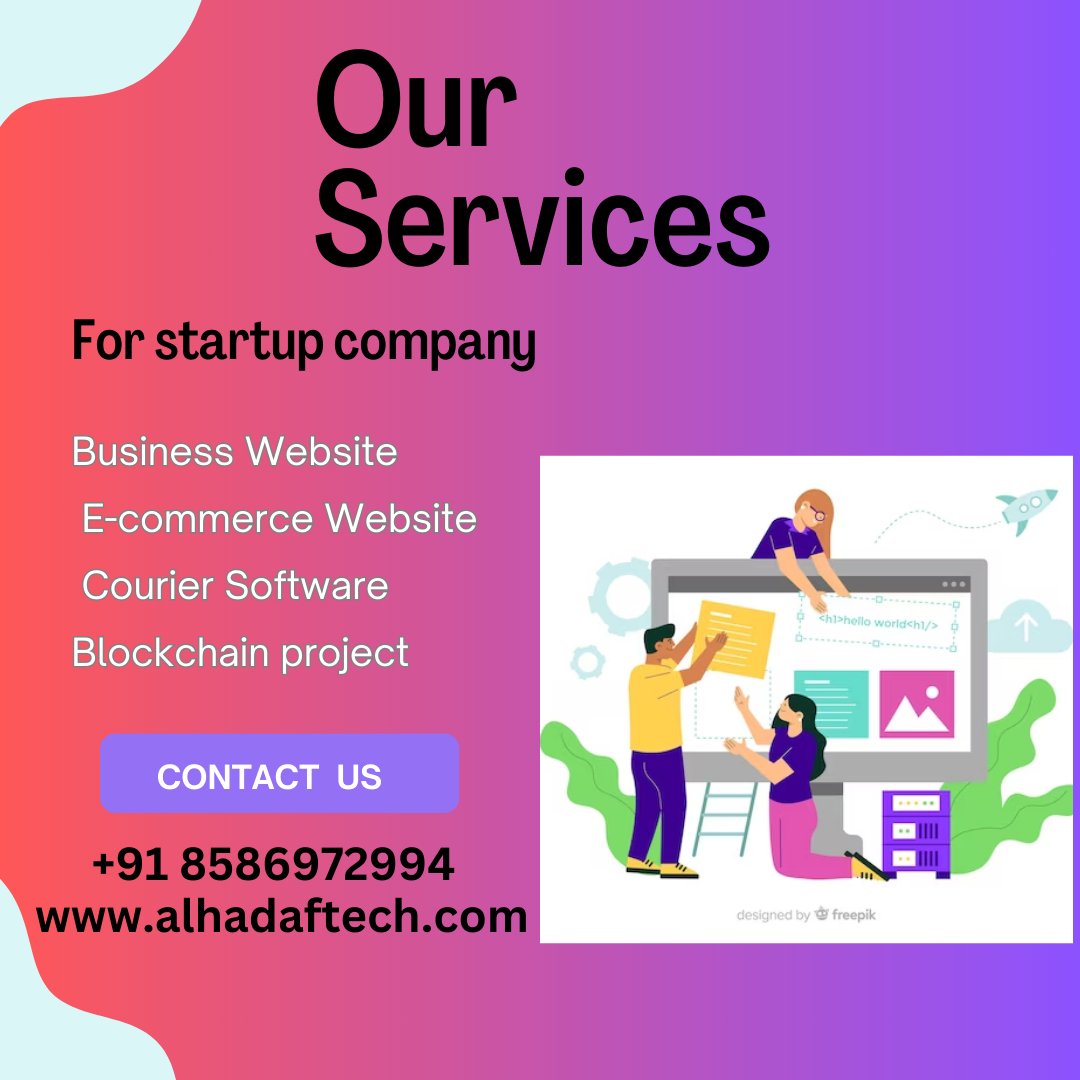 PerfectTech3's tweet image. Welcome to Al-Hadaf Technologies!We specialize in bringing concepts to life in the digital realm. Elevate your online presence with bespoke websites and tailored software solutions.
#businessgrowth #mlmsucess #redesign #creativewebdesign #softwaredeveloper