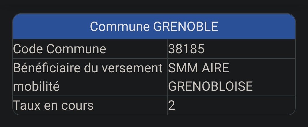 Oui à la convergence des tarifs des transports en commun mais à condition qu´il y ait une égalité des contributions. 
➡️ Quand est-ce que les entreprises du #Grésivaudan (1,3%) et du #Voironnais (0.8%) contribueront autant au versement mobilité que celles de <a href="/GrenobleAlpes/">Grenoble Alpes Métropole</a> (2%) ?