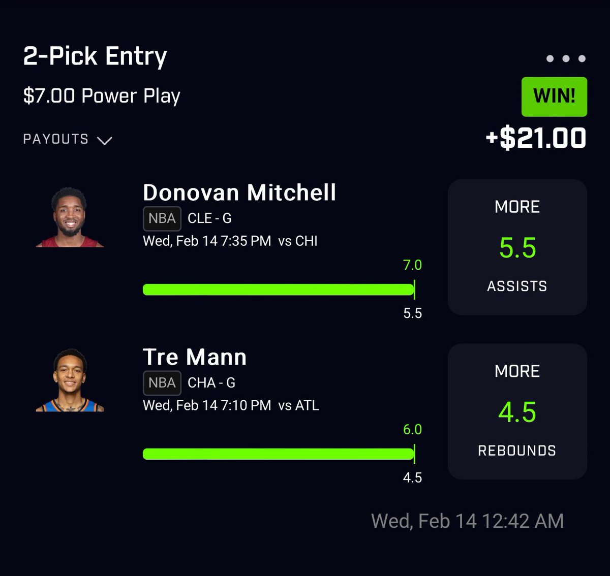 DFSNicholas's tweet image. Light night - Nice hit!