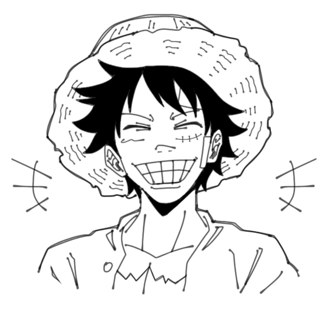 he is pretty fun to draw! #luffy