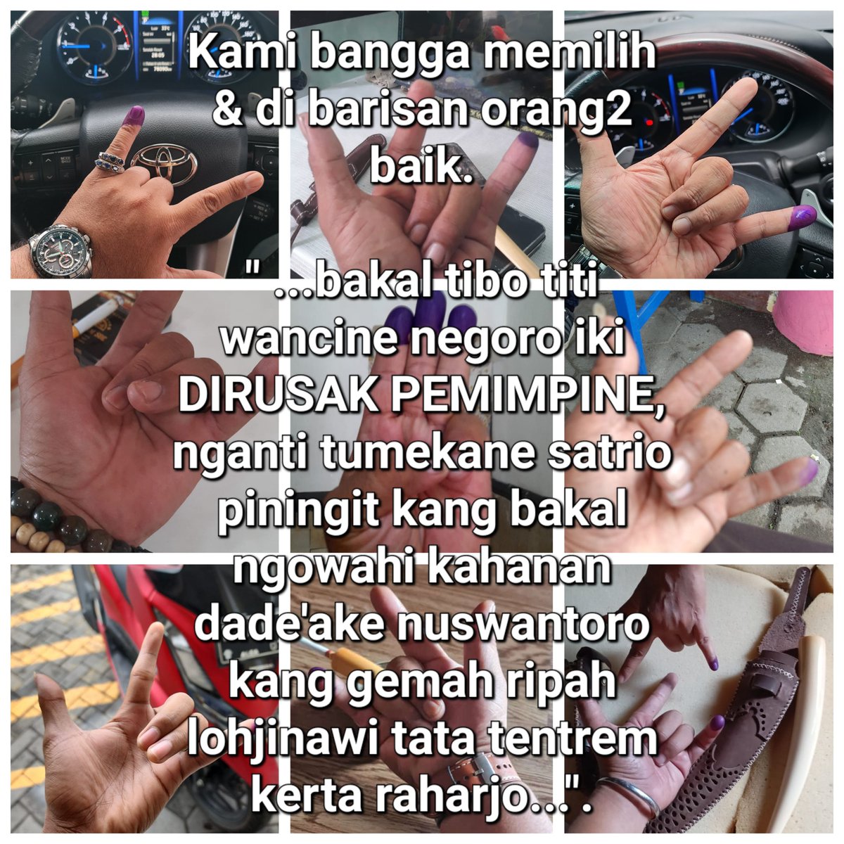 JokoNitirejo's tweet photo. @WagimanDeep212_ @AK__aja Salam 🤟✊️🇮🇩 https://t.co/e10uQJSkU7