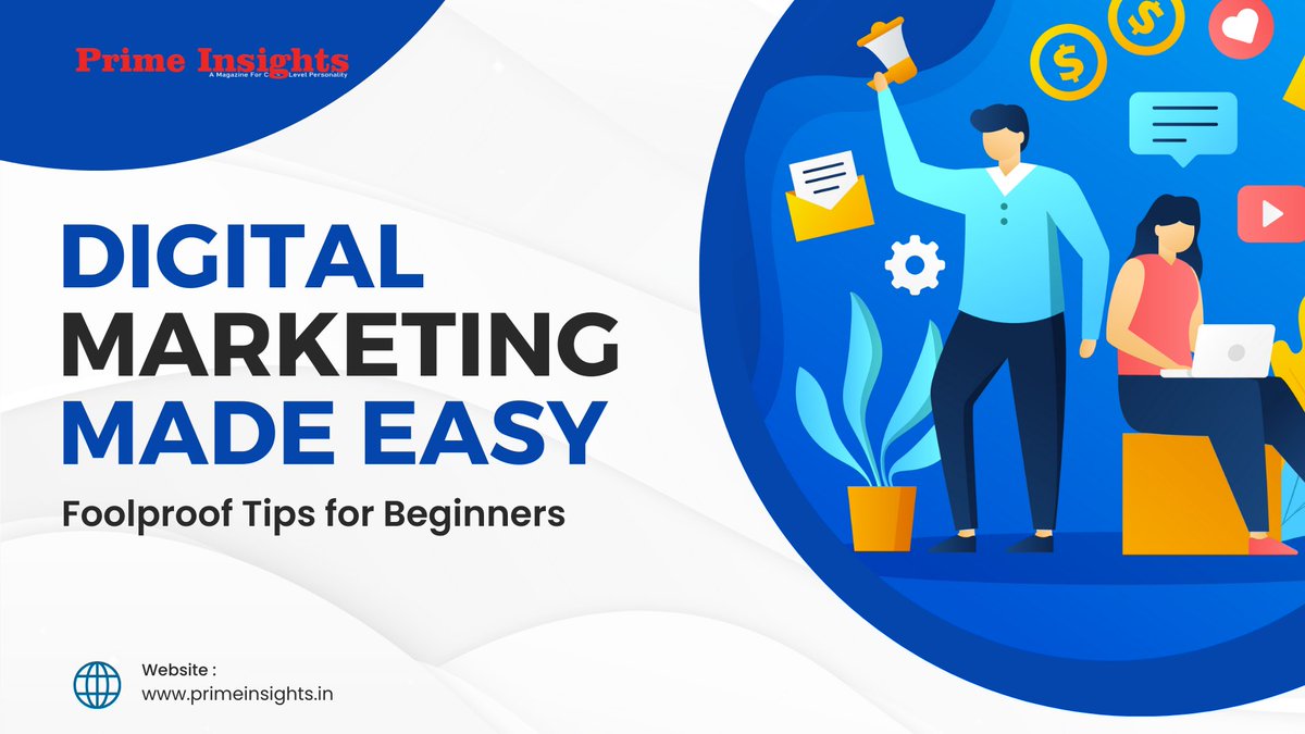 Digital Marketing Made Easy: Foolproof Tips For Beginners

primeinsights.in/digital-market…

#digitalamarketing #foolprooftips #beginners #business #digitalunit #businessgrowth #digitalchannels #digitalmarketingtips #searchengineoptimization #contentmarketing #socialemediamarketing