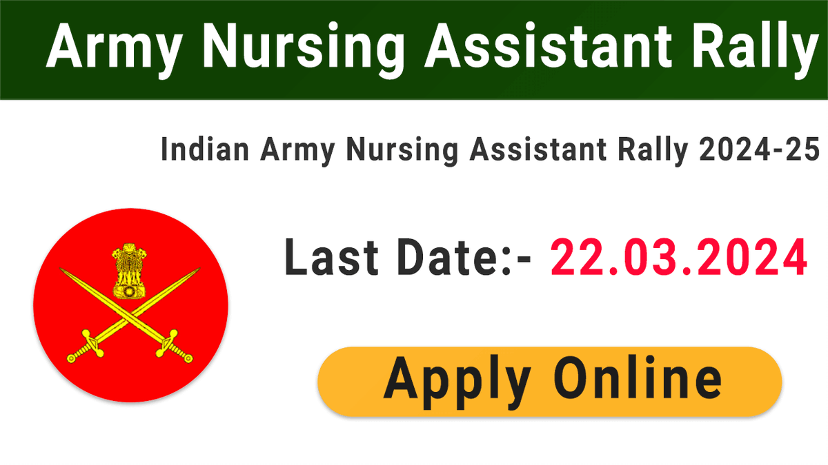 #IndianArmy #NursingAssistant
🔥 Indian Army Nursing Assistant NA Recruitment Rally 2024
👉 Apply Online:- fastjobsearchers.com/job/join-india…