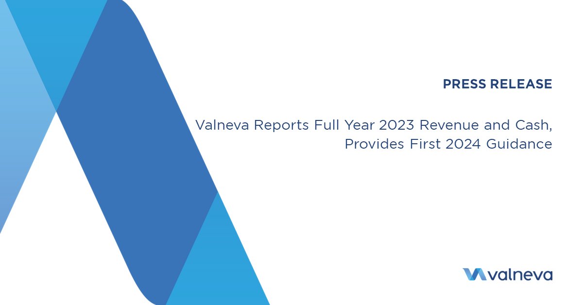 Valneva Reports Full Year 2023 Revenue and Cash, Provides First 2024 Guidance
valneva.com/press-release/…