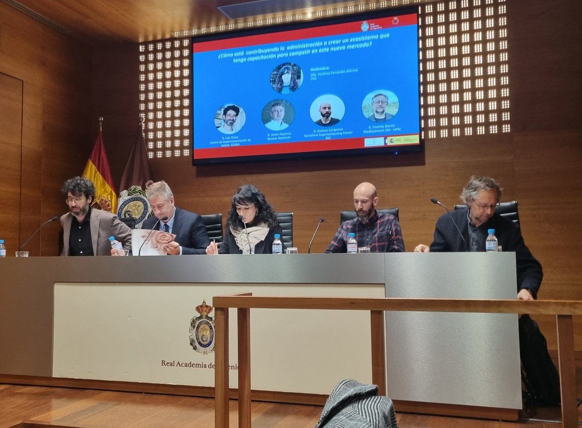 ¿Cómo está contribuyendo la administración a crear un ecosistema que tenga capacitación para competir en este nuevo mercado?

Modera <a href="/VeronicaFdezM/">Verónica Fernández Mármol</a> de la PTI <a href="/QTEP_CSIC/">Quantum Technologies Platform - CSIC</a> del <a href="/CSIC/">CSIC</a>
