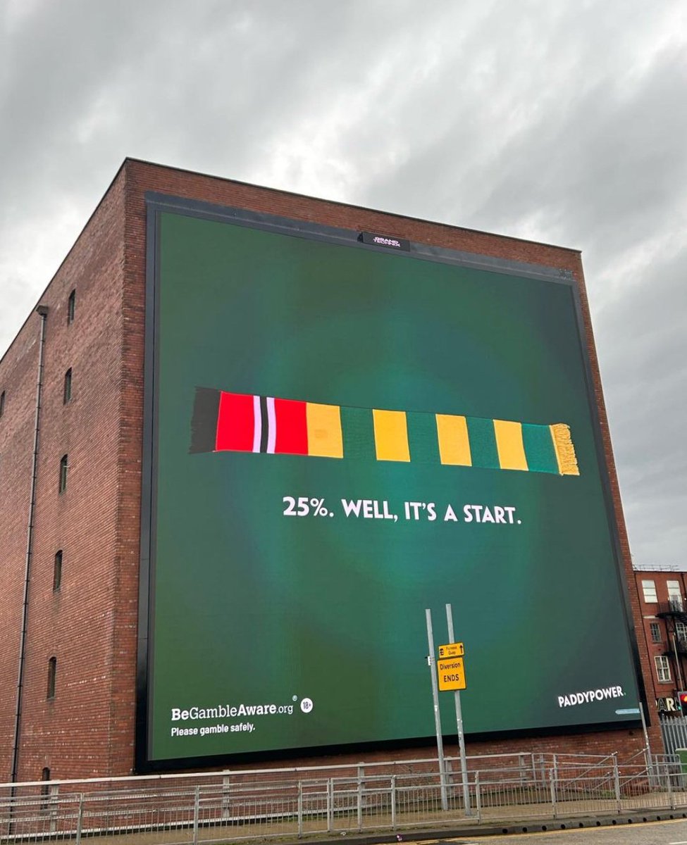 A new billboard at Old Trafford! 👍