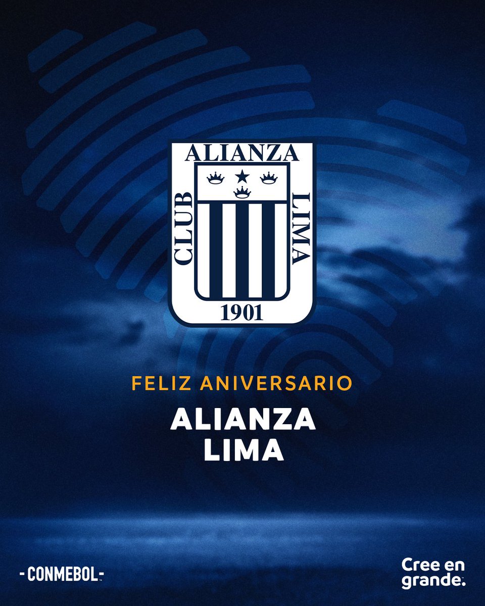 ¡Feliz aniversario, @ClubAlOficial! ⚽ 🥳 #CreeEnGrande | #AniversarioCONMEBOL