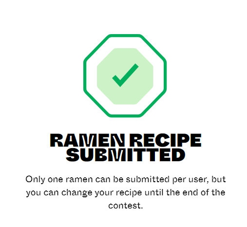 wujekbaca's tweet photo. @KPRVERSE #BOON #RAMENWARS

"RAMEN RECIPE SUBMITTED", means that my final ramen was sent for Esther review! 

I won't be upset if this will not be picked... experience was fun! Let the best ramen win - opening a new chapter of ramens!

RW 2.0 soon? https://t.co/V3jX9x4i8S